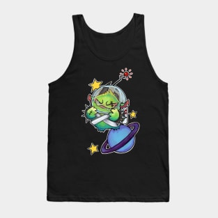 Space puffling Tank Top